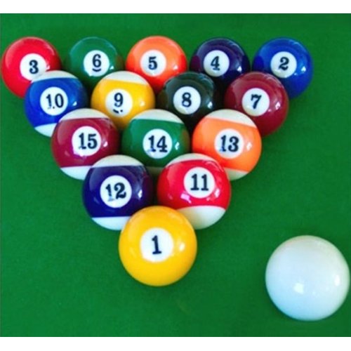 Jogo Bola De Bilhar Sinuca Snooker 52mm Com 16 Bolas